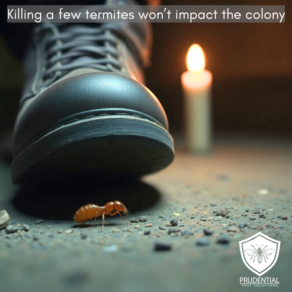 killing termites doesn't impact colony