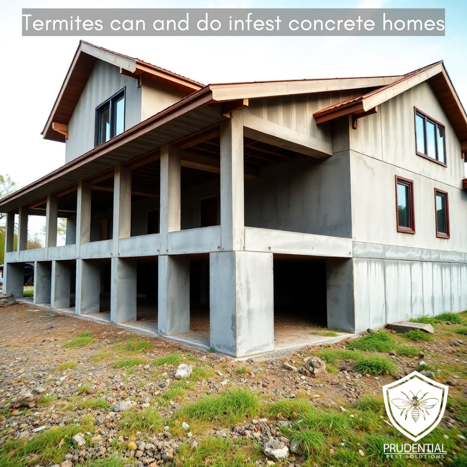 termites concrete home