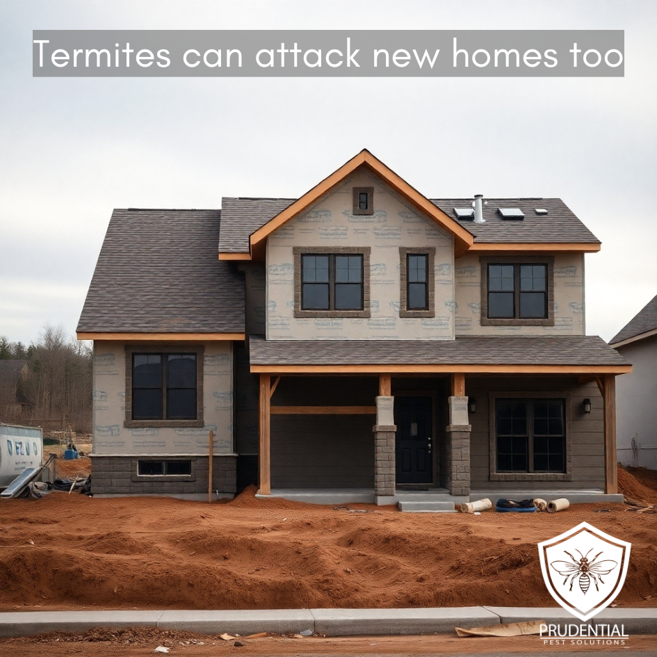 termites eat new homes