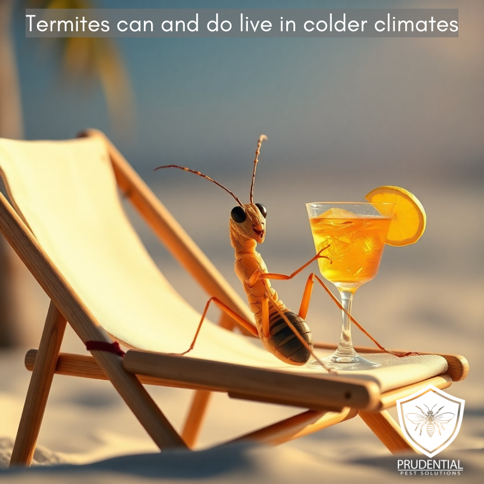 termites live in colder climates