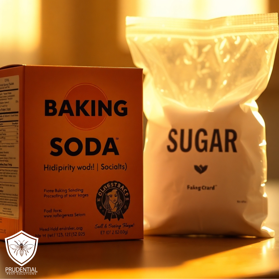 baking soda DIY ant control
