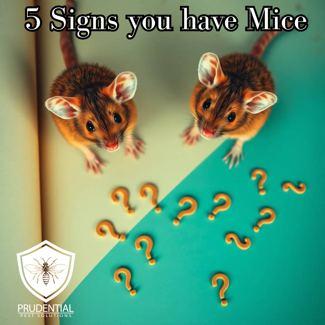 5 signs you have mice
