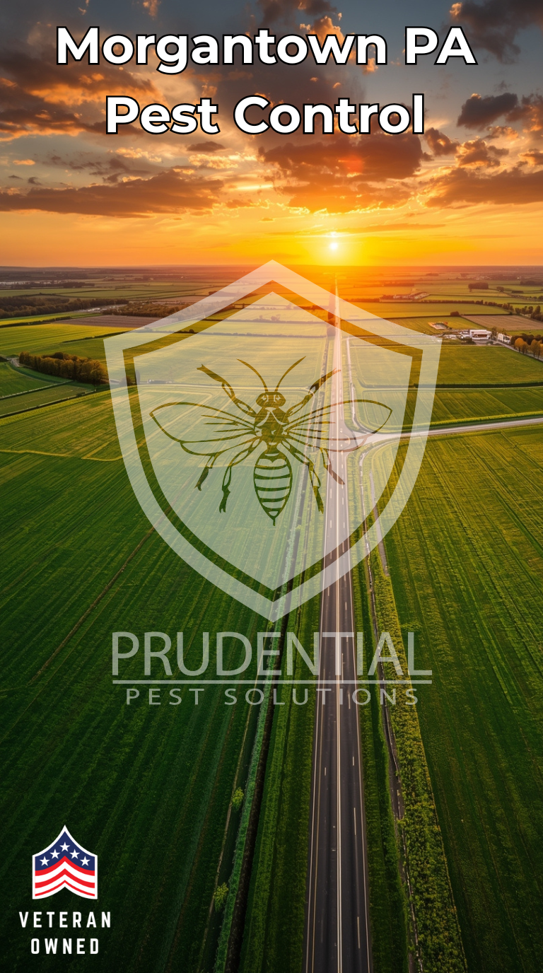 the rolling farmlands of Morgantown PA are show