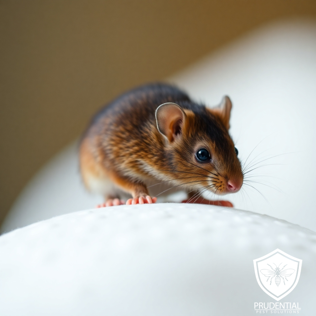 close-up view of a deer mouse in Pennsylvania