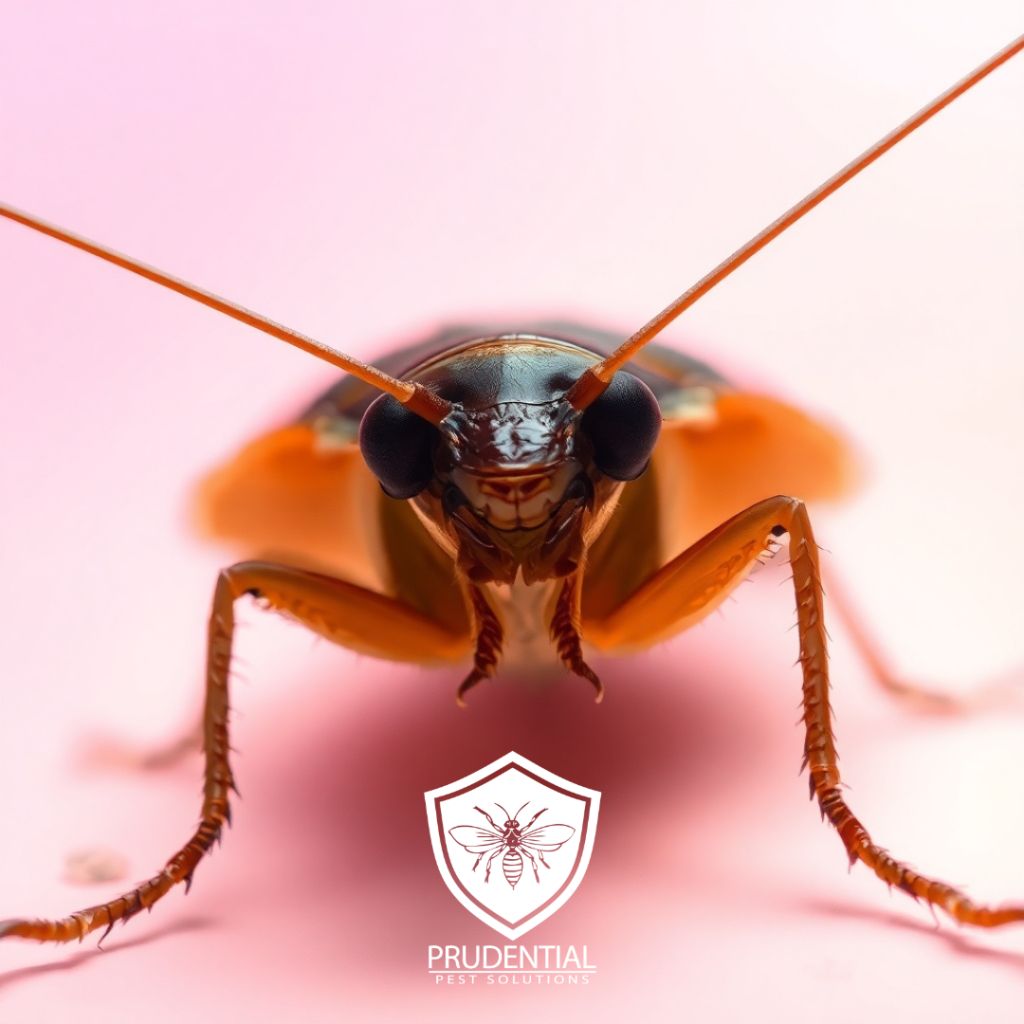 close-up view of a German Cockroach