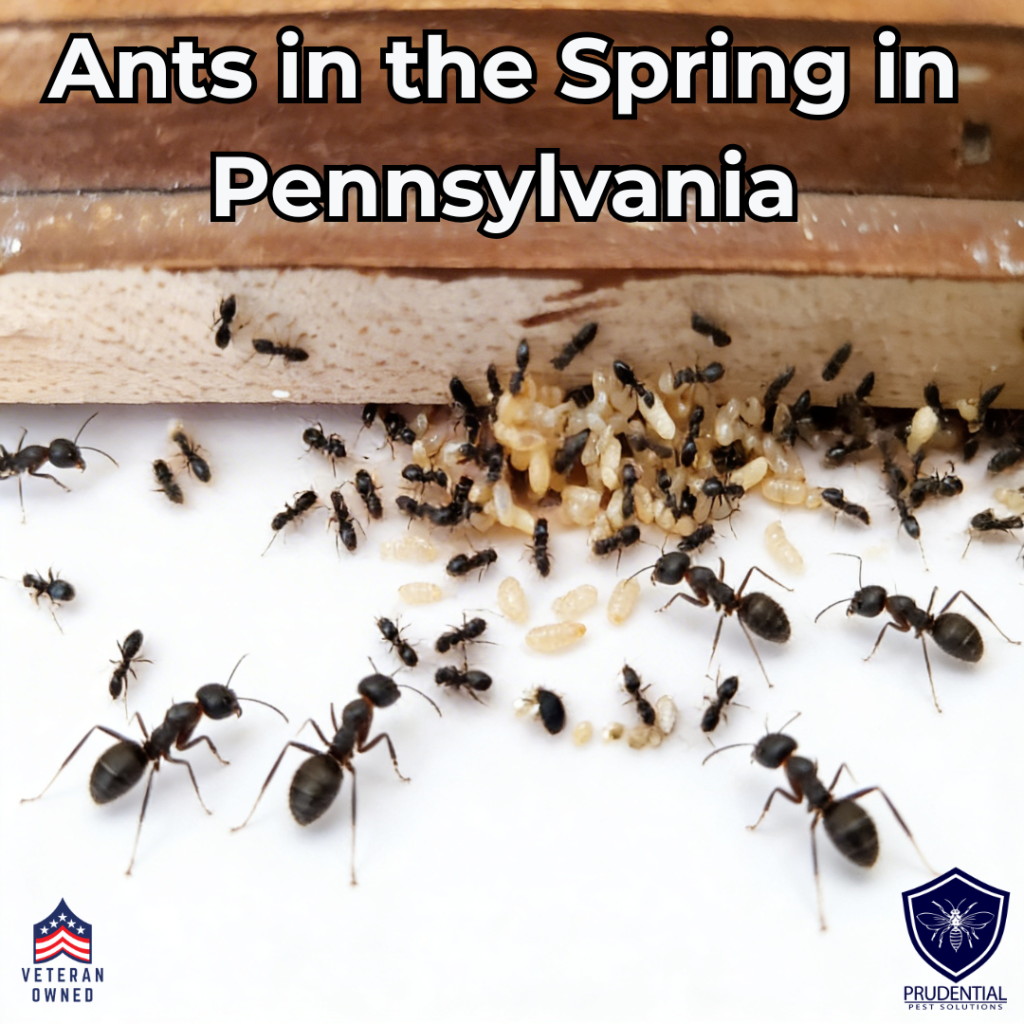 Ants in the Spring in Pennsylvania